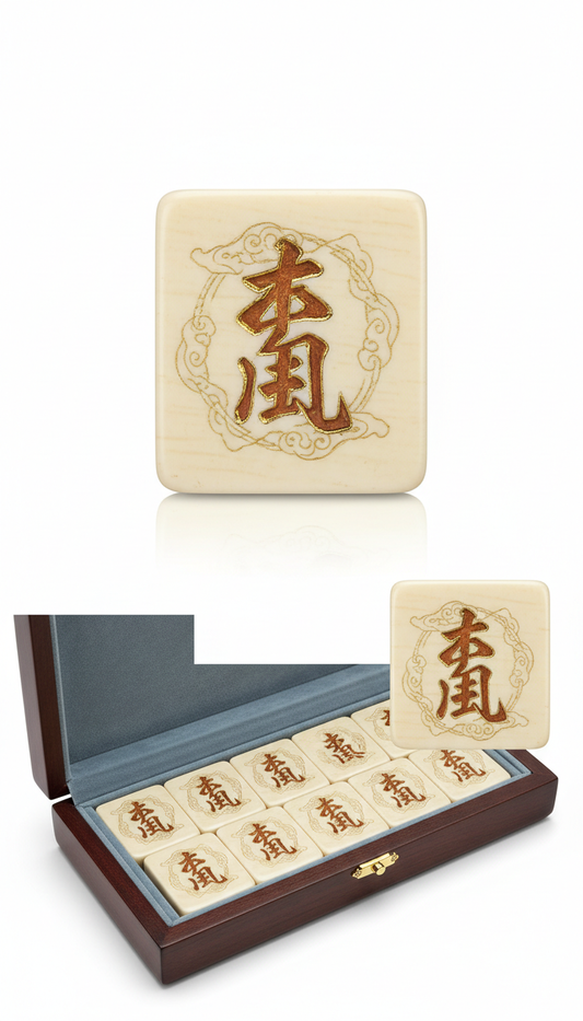 Laser-Engraved East Wind Tile